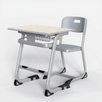 Échantillon disponible Mobilier scolaire complet Ensemble de bureau et de chaises Conception de table d'étude moderne Vente à chaud Ensembles scolaires de qualité commerciale