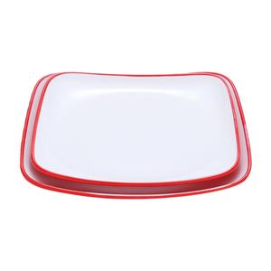 Plato cuadrado de melamina para uso en hoteles y restaurantes con diseño de color sólido, número de pieza 7410 - Product Image 5