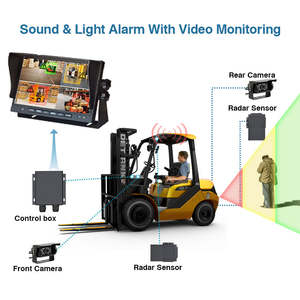 CareDrive R350 스마트 레이더 시스템 트럭 사각지대 보행자 감지 UWB 위치 안전 충돌 경보 자동차 경보 - Product Image 4