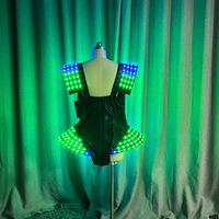 Costume LED Lumineux à Télécommande et Couleurs Changeantes pour Femme – Tenue de Scène GOGO, DS, Bar, Club, Fête, Spectacle, Remise de Diplôme