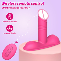 Vibromasseur Godemiché Pénétrant, Jouets Sexuels Vibrants pour Femmes, Jouets pour Adultes avec Télécommande par Application, Godemiché Strap-On Sans Bretelles