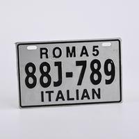 Imprimante de plaques d'immatriculation de voiture en aluminium avec film réfléchissant, série de numéros en relief manuels