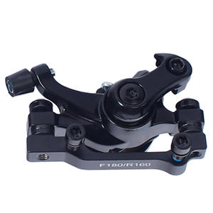 Pinza de freno de disco para bicicleta de montaña F180 R160, aleación de aluminio, accionada por cable mecánico, para bicicletas de montaña - Product Image 1