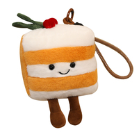 Peluche Gâteau Kawaii Adorable, Poupée en Peluche Dessert, Poupée Thé de l'Après-midi, Cadeau d'Anniversaire pour Enfants, Ornement, Jouets Doux