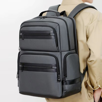 Sac à dos de voyage et scolaire en nylon balistique durable avec poche étanche pour ordinateur portable 15,6 pouces