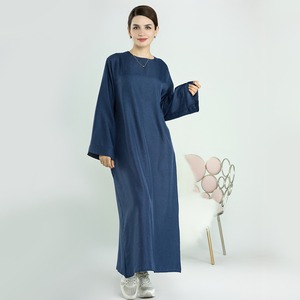 <strong>Modest</strong> Muslim Lady Loose Fitting Abaya Dress Ramadan Custom Women Clothing Islamic <strong>Clothes</strong> L0020 - Product Image 3