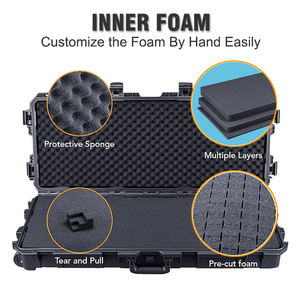 Günstiger OEM Taktischer Langwaffenkoffer mit Großem Stauraum, Wasserdicht, Stoßfest, IP67, mit Rollen - Product Image 4