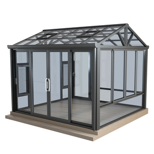 Grande riscaldatore prefabbricato in metallo alluminio a forma di T giardino d'inverno
