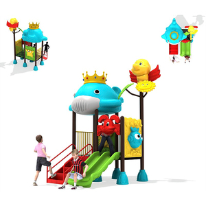 Toboggan en plastique <span class=keywords><strong>d</strong></span>'extérieur pour maternelle, équipement de jeu résidentiel, balançoire de <span class=keywords><strong>garderie</strong></span>, aire de jeux extérieure, structure de jeu jungle - Product Image 3