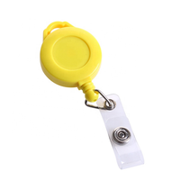 JRGIFTS Cordón Retráctil para Llavero, Portacredenciales Retráctil, Portacredenciales Redondo Retráctil