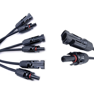 Y Type Mc4 Solar Connector 1 To 3 Way Photovoltaic Extension <b>Cable</b> Ip67 <b>Waterproof</b> For Solar Panel - Product Image 3