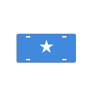 索马里国家国旗汽车牌照定制高品质廉价铝牌照