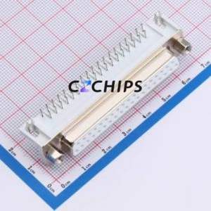 X0337FT7W3 D-Sub/VGA Connector Bent Lead Through Hole Connector Standard D-Sub Female 37P Right Angle Insert - Product Image 1