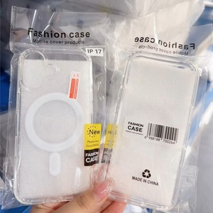 Étui de protection magnétique transparent antichoc en TPU + acrylique YWS-1300GS pour <span class=keywords><strong>iPhone</strong></span> 13 Pro Max avec chargement sans fil - Product Image 2