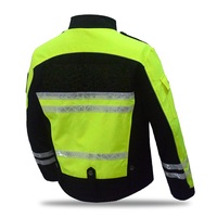 Veste d'équitation de croisière réfléchissante Hi Vis Vestes imperméables coupe-vent pour hommes avec bande haute visibilité