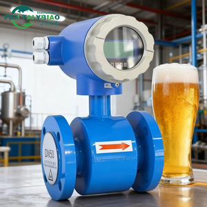 CE-gekeurde industriële batterij-aangedreven elektromagnetische flowmeter, slimme flowmeter uit China, flowmeters voor afvalwater - Product Image 3