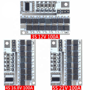 Bo mạch bảo vệ và cân bằng pin Lithium Polymer Iron Phosphate 12V 100A, BMS 3S 4S 5S - Product Image 6