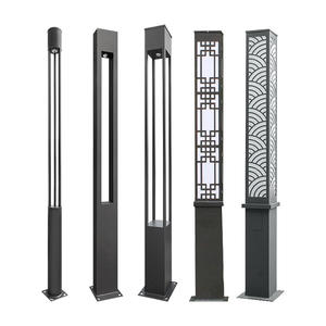 Precio <span class=keywords><strong>de</strong></span> fábrica Lámpara <span class=keywords><strong>de</strong></span> poste Villa Patio Pilar Luces Jardín decorativo Camino Paisaje Iluminación Patio Poste alto Linterna superior - Product Image 5