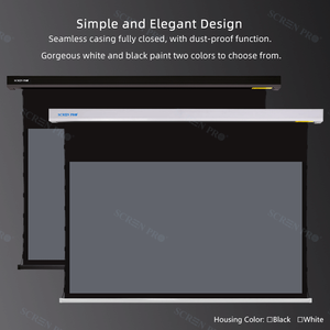 Schermo elettrico schermo a parete e soffitto schermo a tensione Home <span class=keywords><strong>Cinema</strong></span> 8k cristallo nero ALR 3d schermo in tessuto motorizzato - Product Image 4