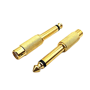 Mạ Vàng 6.35Mm Nam Mono Cắm Để RCA 6.5 Nữ Jack Âm Thanh Adapter Kết Nối Âm Thanh Adapter Chuyển Đổi Cắm - Product Image 5