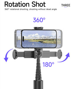 Trípode para Selfies con Palo Extensible de Aleación de Aluminio de 1.3M para Teléfono Móvil, para Grabación de Video - Product Image 5