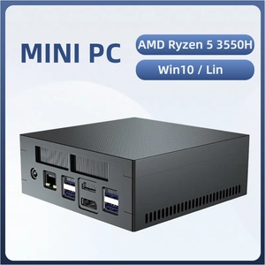 AMD Ryzen 5 3550H มินิพีซีพร้อม2xUSB2 0 4xUSB3 0 1xM 2 NVMe 22*80 SSD 1xSATA3 0 HDD ชนะ10-สินค้าใหม่ - Product Image 3