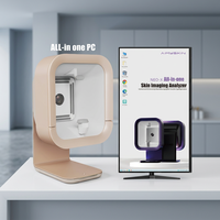 Analyseur de peau professionnel à 5 spectres, scanner facial AI pour clinique esthétique