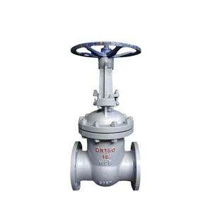 Vannes à boisseau sphérique industrielles à bride en acier moulé à siège souple, manuelles, avec tige montante et non montante en acier inoxydable - Product Image 1