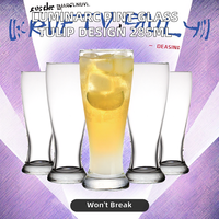 Verre à vin transparent Luminarc 285ml 425ml, design Tulipe, pour bars, restaurants, festivals