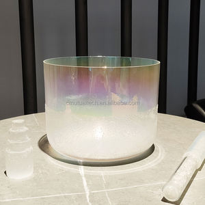 아름다운 투명 석영 그릇 명상 클리어 석영 크리스탈 노래 그릇 건강/마스코트 요가 - Product Image 3