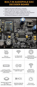 เครื่องขยายเสียงสเตอริโอไฮไฟสำหรับผู้รักเสียงเพลง แบบปรับแต่งได้ กำลังขับ 56 วัตต์*2 ใช้หลอดสุญญากาศ รองรับไฟ 110V/240V - Product Image 3