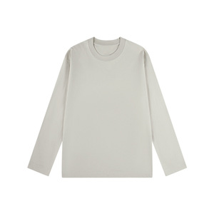 Langarmige T-shirts op maat gemaakt voor heren, lange mouwen, mock t-shirts, ronde hals, heren langarmige T-shirts - Product Image 2
