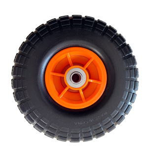 Cheng Jin Vehicles 3.50-4 PU Foaming Wheel 10 Inch Solid Tire <b>For</b> <b>Tools</b> <b>Cart</b> - Product Image 3