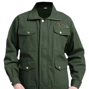 Ropa DE TRABAJO gruesa antiarañazos antichispas para hombres, traje de reparación de automóviles resistente al desgaste, trabajo de sitio de construcción de primavera y otoño - Product Image 1