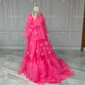 <span class=keywords><strong>Vestido</strong></span> <span class=keywords><strong>de</strong></span> fotografía <span class=keywords><strong>de</strong></span> mujer <span class=keywords><strong>embarazada</strong></span> con flores 3D <span class=keywords><strong>de</strong></span> Organza <span class=keywords><strong>de</strong></span> alta calidad con mangas desmontables <span class=keywords><strong>de</strong></span> talla grande bata Maxi <span class=keywords><strong>de</strong></span> maternidad - Product Image 5