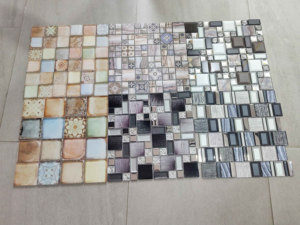 Piastrelle in <span class=keywords><strong>Mosaico</strong></span> di Vetro Dorato per Bagno, Piastrelle in Vetro per Piscina, Piastrelle in <span class=keywords><strong>Mosaico</strong></span> di Vetro Stampato per Rivestimento Parete - Product Image 6
