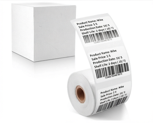 Etiquetas Adhesivas Transparentes Térmicas Impermeables de una Sola Cara, Acrílicas para M110/M221/M220/M120/M200, Rollo de 5m, 230 Etiquetas/Rollo - Product Image 1