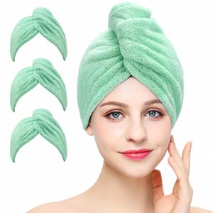 Serviette turban magique en microfibre ultra-absorbante et douce à séchage rapide avec logo personnalisé pour SPA - Product Image 3