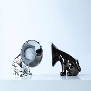 Estatuilla de gato de resina de lujo moderna, adorno pequeñ<span class=keywords><strong>o</strong></span> dorado para decoración del hogar, mueble de TV, estantería, decoración de escritorio, grabado a mano - Product Image 2