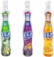 500ml debout bouteille d'eau sac jus emballage sac en plastique boisson emballage pochette glace boisson emballage sac pur eau Sachet