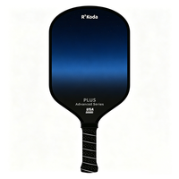 Raquette de pickleball en fibre de carbone 16 mm, entraînement, haute qualité, légère, avec noyau en nid d'abeille PP, couleur de cadre personnalisée, vente en gros