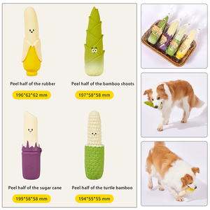 Giocattolo Interattivo per Cani in Lattice Resistente al Suono a Forma di Banana Cartoon per Addestramento e Gioco - Product Image 6