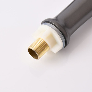 Vàng vòi nước duy nhất xử lý cổ lưu vực vòi nước nhanh chóng mở <span class=keywords><strong>ABS</strong></span> nhựa đen mạ chrome nước lạnh vòi nhà máy - Product Image 6