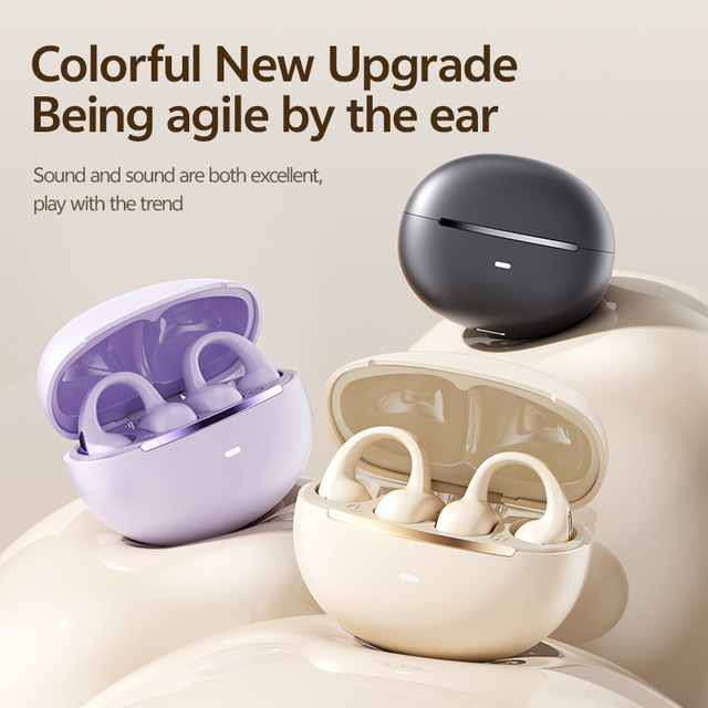 Ear-Clip Open Ear Wireless Audio Earbuds Ultra-Light Comfort Wear Clear Call Sports Headset Bulk Wholesale OEM M136