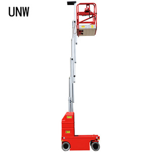 Piattaforma di Sollevamento Verticale Semovente in Alluminio Certificata CE, 6m 9m, Automatica, per Manutenzione Magazzini - Product Image 2