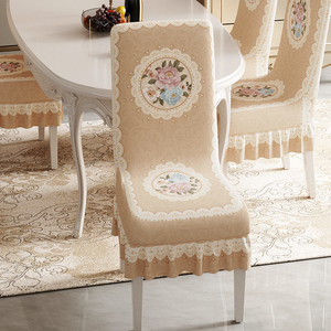<span class=keywords><strong>Funda</strong></span> de <span class=keywords><strong>Silla</strong></span> Elástica <span class=keywords><strong>Universal</strong></span> Moderna de Estilo Europeo YongHo para Comedor de Hotel y Restaurante, Diseño Floral Americano Completo - Product Image 4