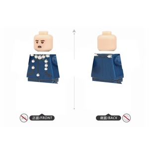 ทหารเยอรมันสมัยสงครามโลกครั้งที่ 2 ชุดทหารบก ทหารเรือ ทหารบัญชาการ ทหารนายพล ชุดเครื่องแบบทหารปกติ ขนาด 4 ซม. ทำจากพลาสติก ABS ประกอบเป็นของเล่นทหาร - Product Image 4
