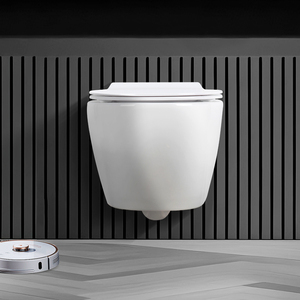 <span class=keywords><strong>WC</strong></span> suspendu de luxe, design premium, monobloc allongé sans joint, style architectural flottant pour salles de bain modernes et luxueuses - Product Image 3