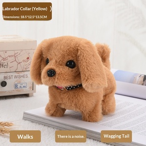 Juguetes de Peluche de Perrito Eléctrico <span class=keywords><strong>para</strong></span> Niñas, Material de Peluche <span class=keywords><strong>Corto</strong></span>, 31-50 cm de Altura, <span class=keywords><strong>para</strong></span> Bebés (0-3 Años), Muñecos de Animales de Simulación - Product Image 2