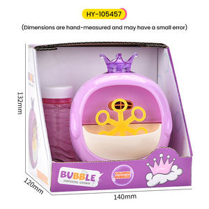 Máquina de Burbujas Eléctrica con Forma de Corona, 6 Agujeros, Color Morado, Juguete para Exteriores con Líquido para Burbujas, Portátil, Regalo de Verano para Niños - Product Image 6